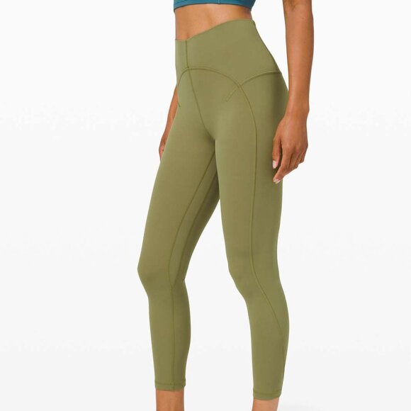 Lululemon Unlimit High-Rise Tight 25" Bronze Green w12, Rise 10.5 - Picture 1 of 2